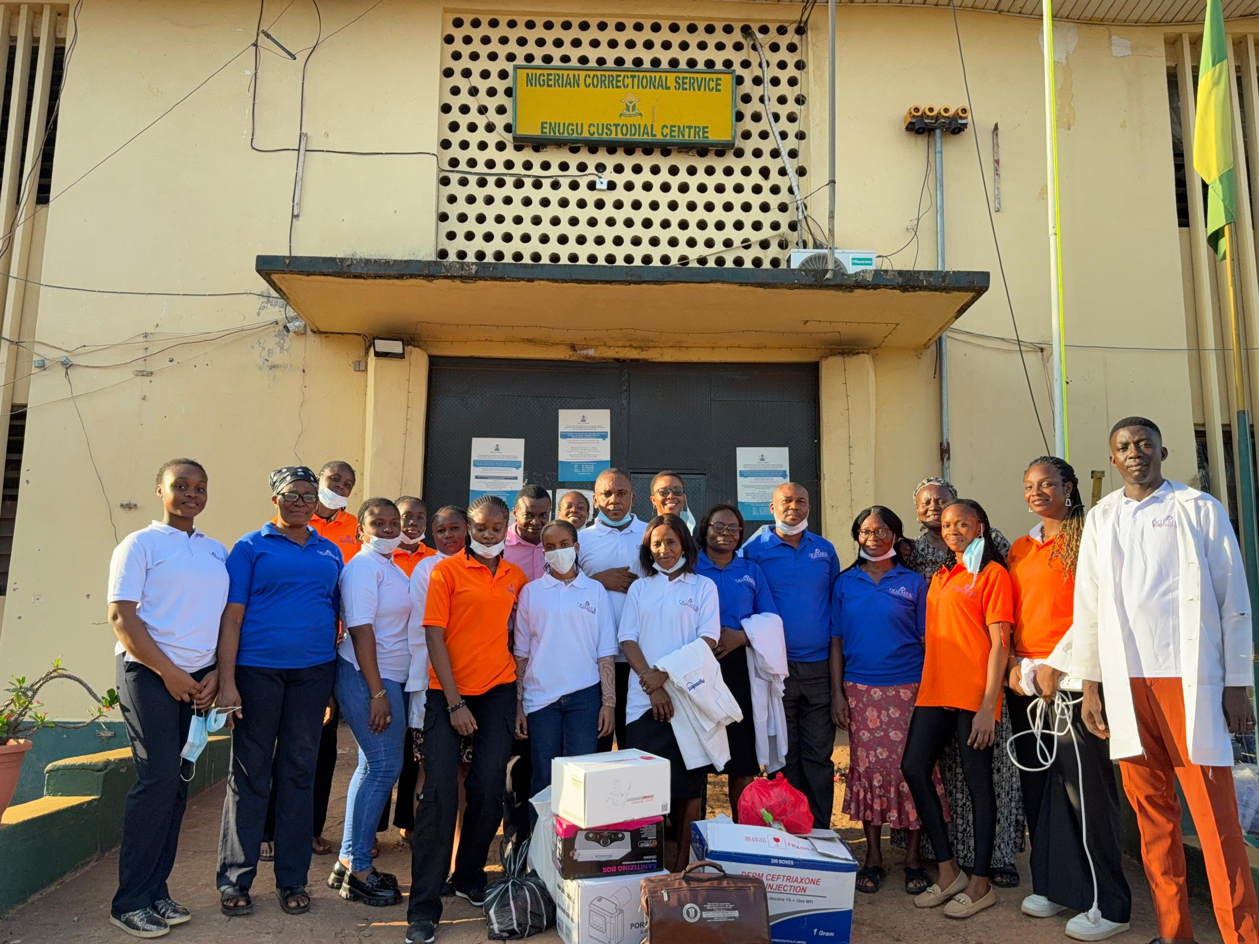 OGEMEK’s Free Healthcare Initiative Reaches Over 200 Inmates in Enugu